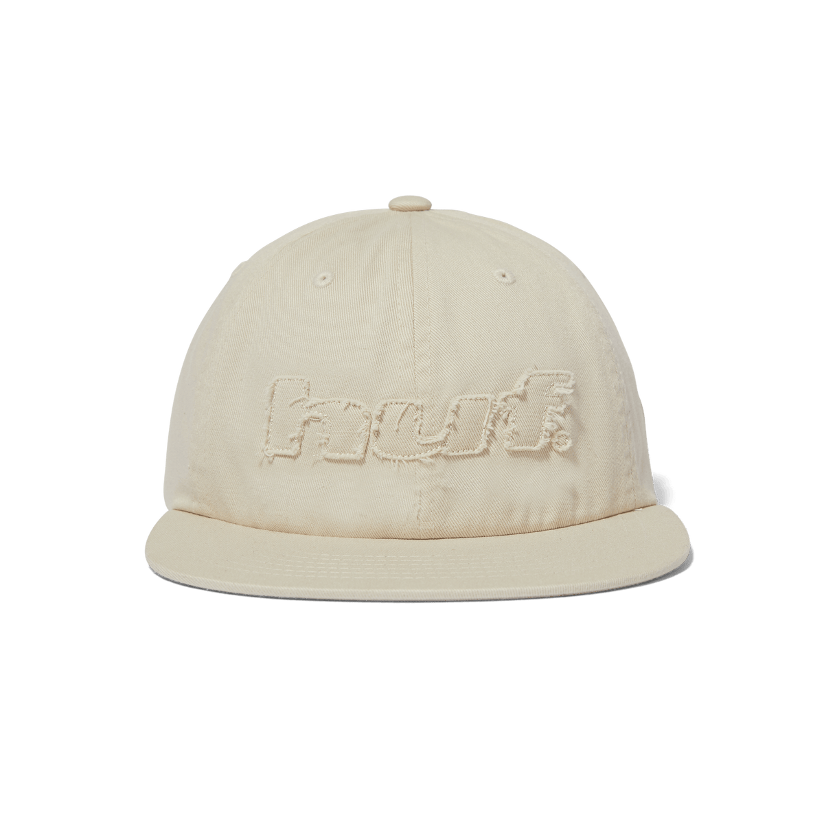 Distressed Logo 5-Panel Strapback Hat