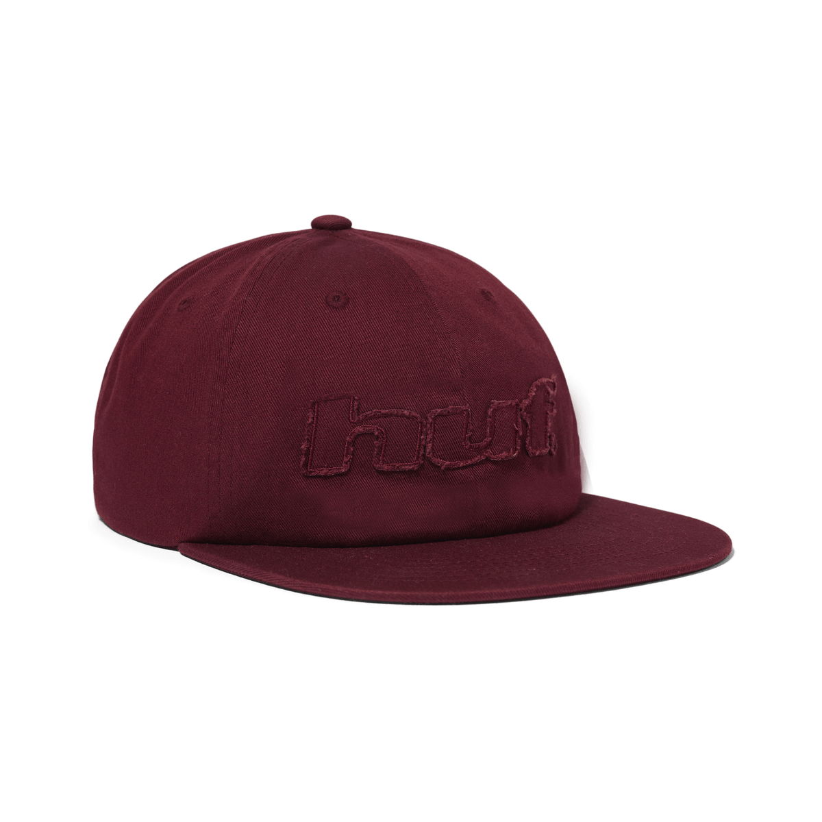 Distressed Logo 5-Panel Strapback Hat