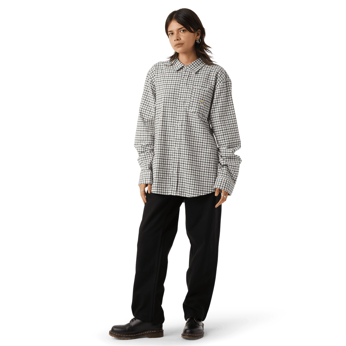 Interlaced Jacquard Overdyed Crew