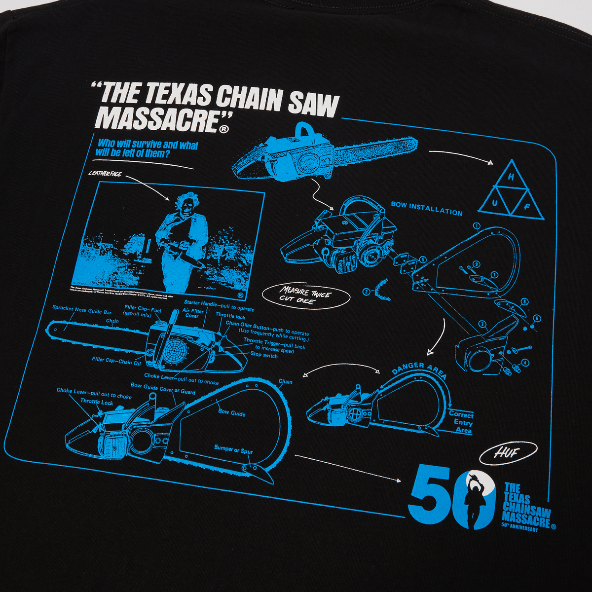 HUF x The Texas Chainsaw Massacre Fear T-Shirt