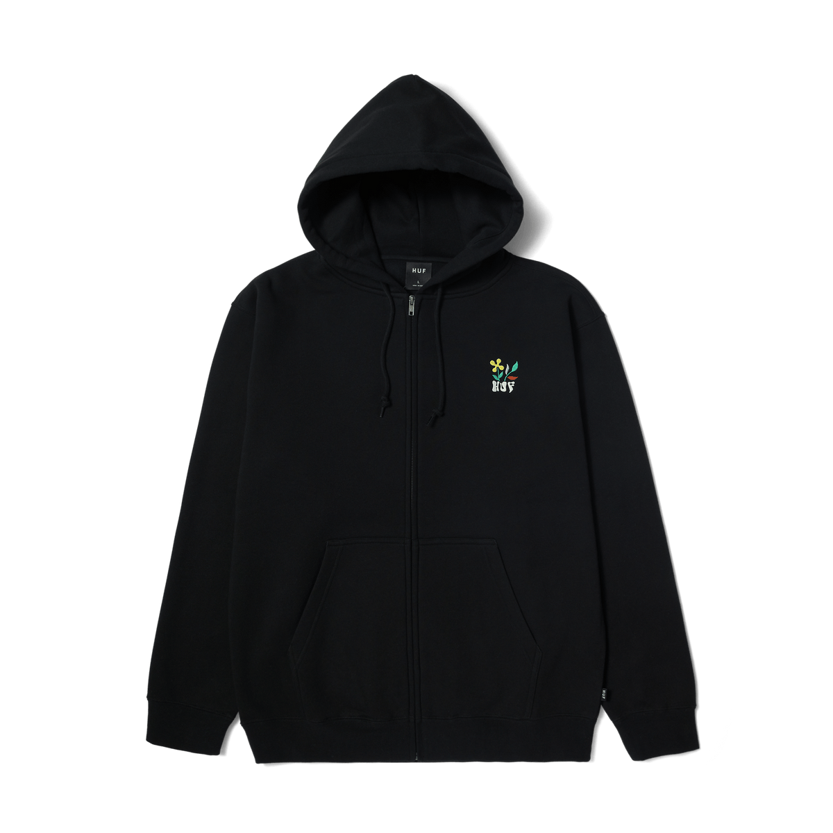 Flower Full Zip Hoodie HUF WORLDWIDE UK