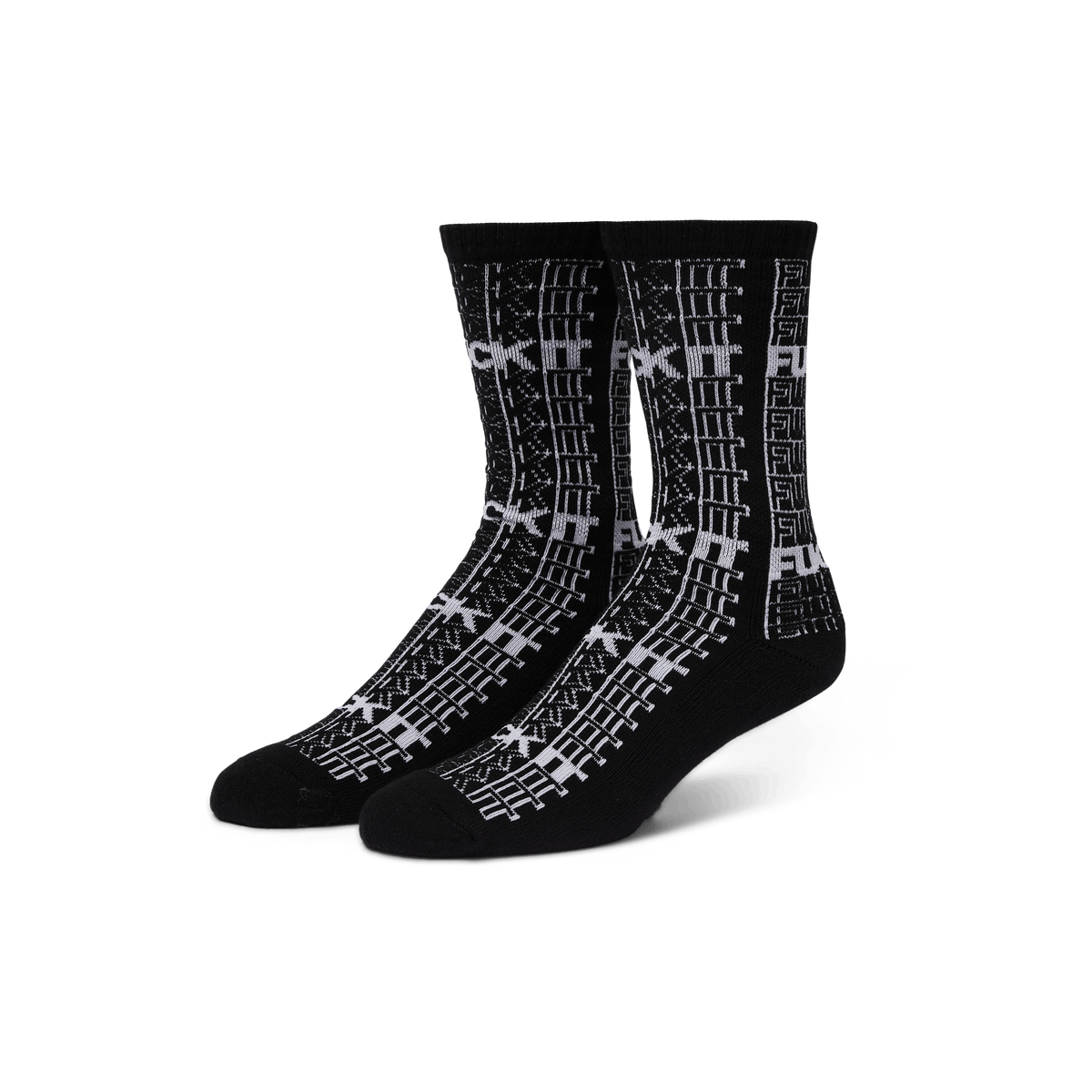 Fuck It Repeat Crew Sock