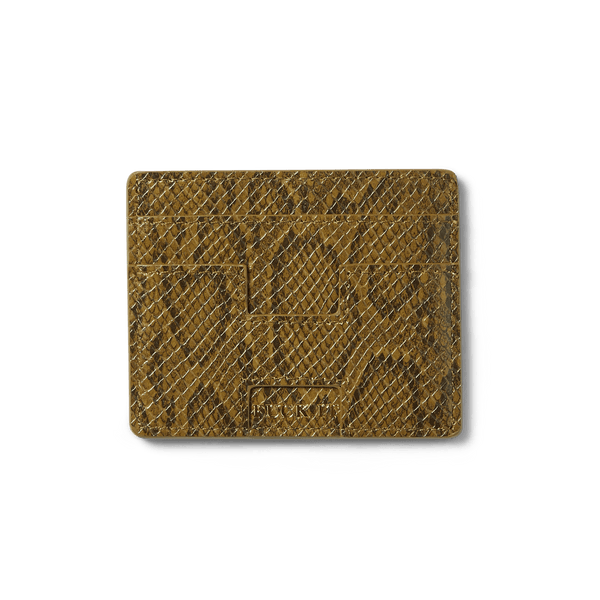 Fuck It Snakeskin Cardholder