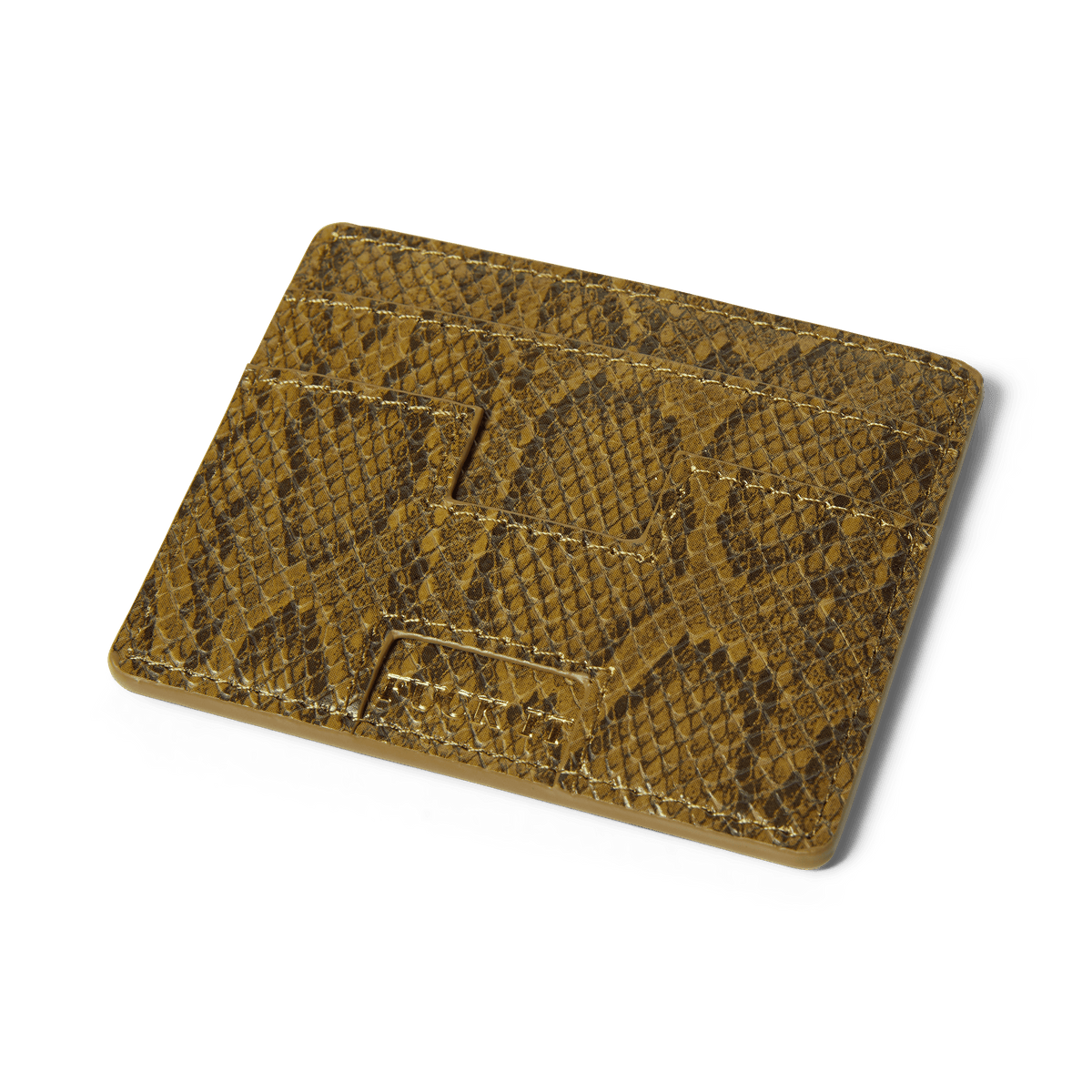 Fuck It Snakeskin Cardholder