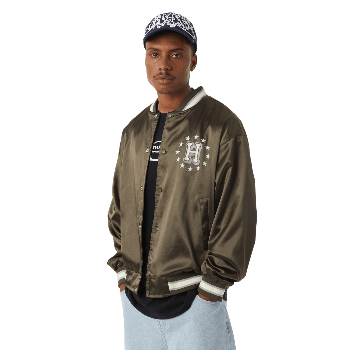 Galactic Stack Baseball Jacket