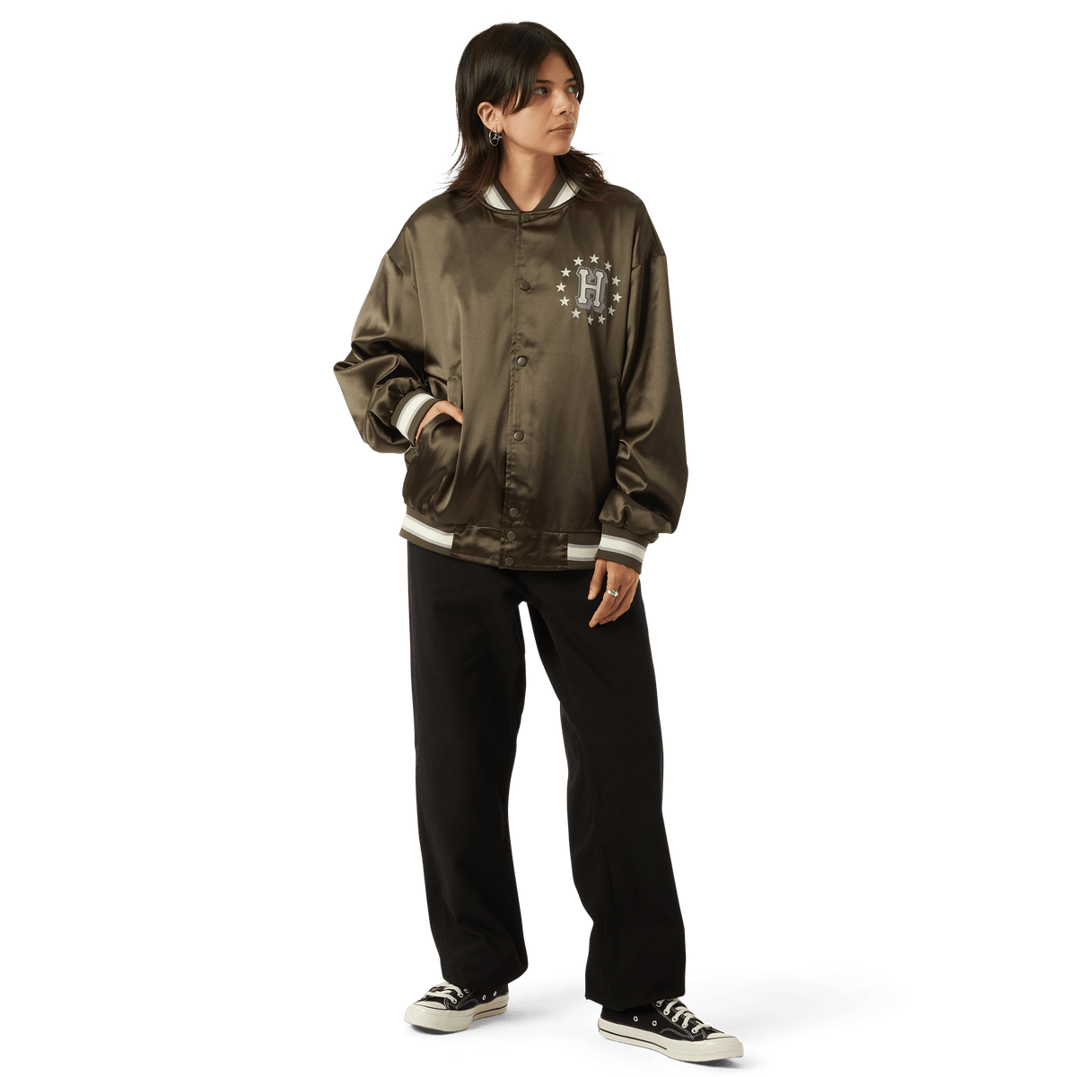 Galactic Stack Baseball Jacket