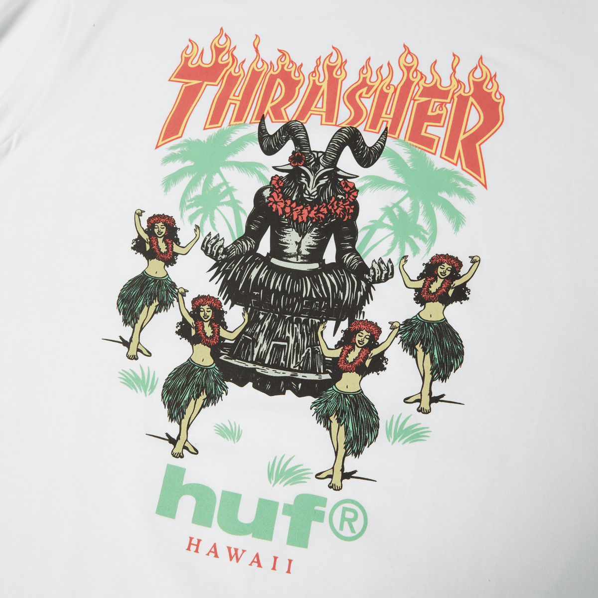 HUF x Thrasher Goat Luau T-Shirt