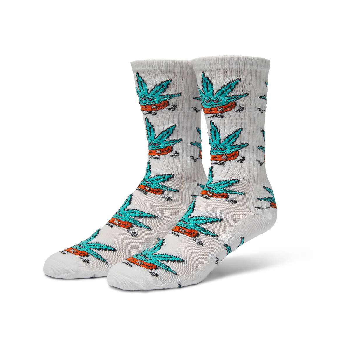 Green Buddy Floatie Crew Sock