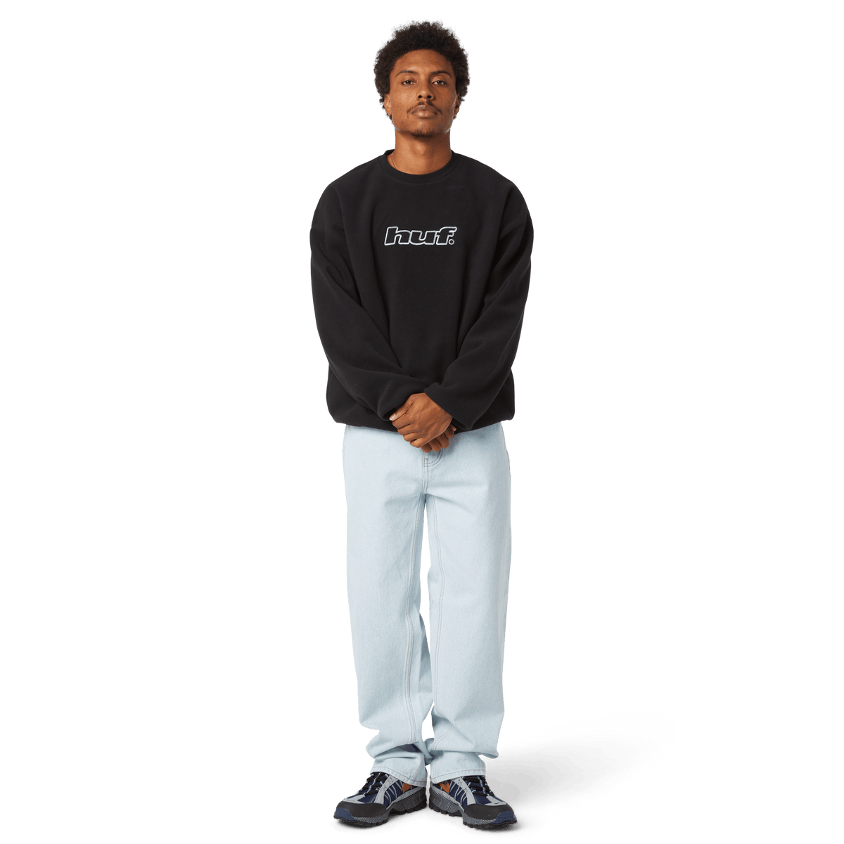 H Dot Polar Fleece Crewneck Sweatshirt