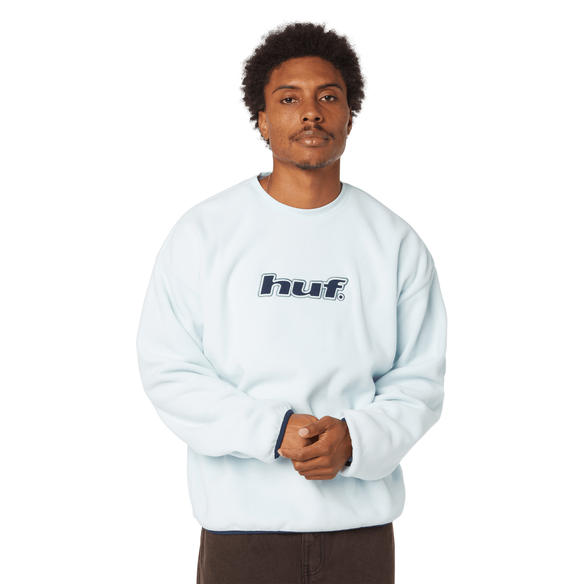 H Dot Polar Fleece Crewneck Sweatshirt