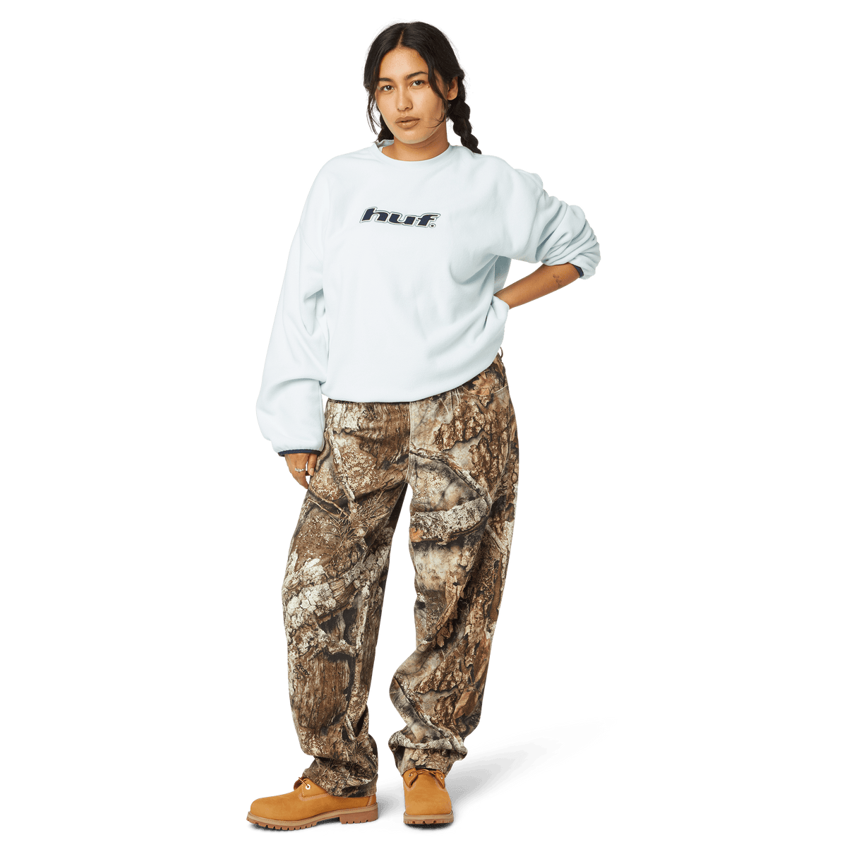 H Dot Polar Fleece Crewneck Sweatshirt