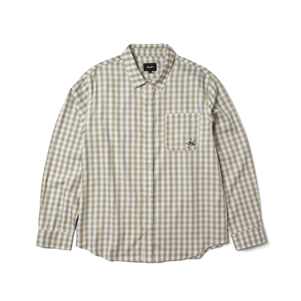 H Star Long Sleeve Plaid Shirt
