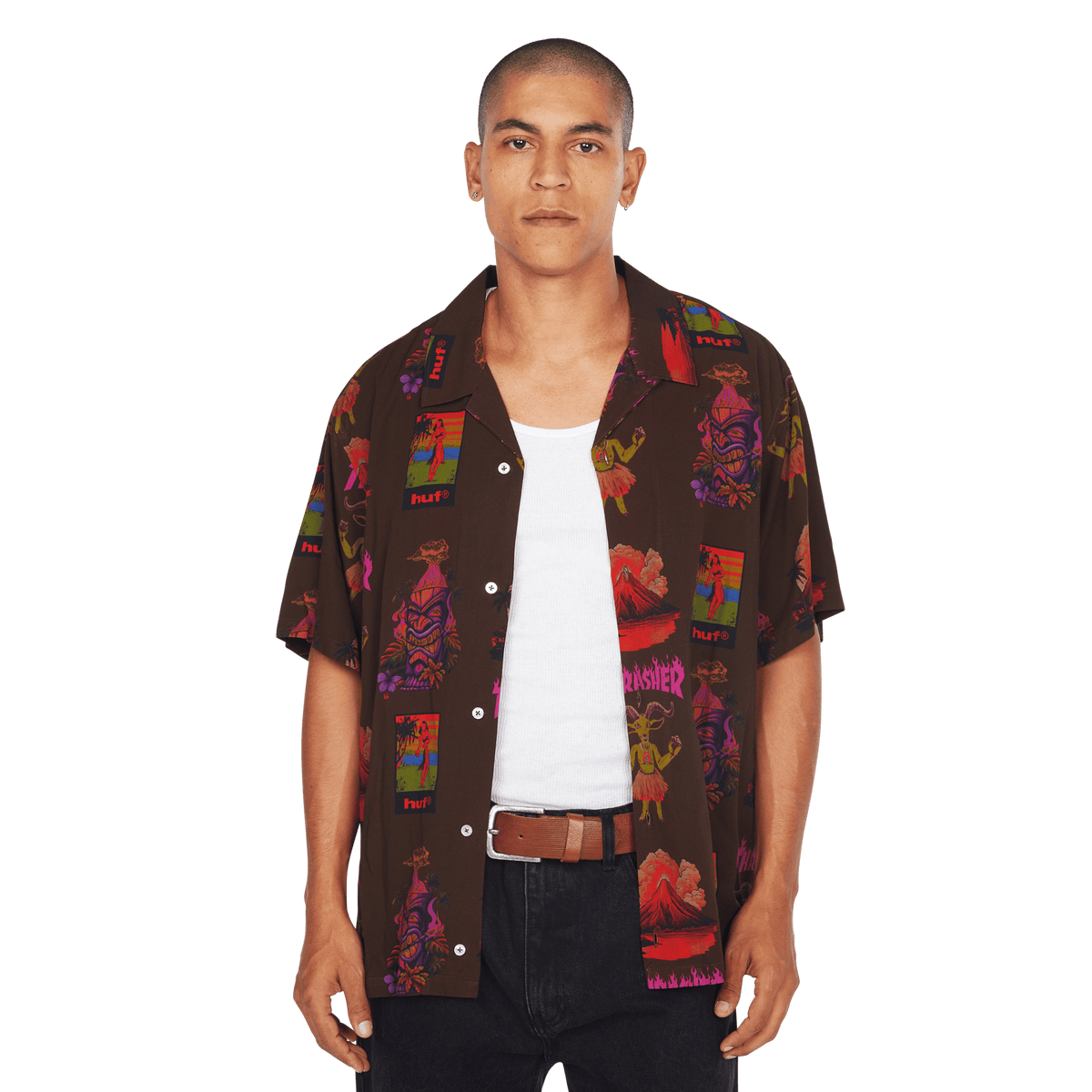 HUF x Thrasher Hawaiian Shirt