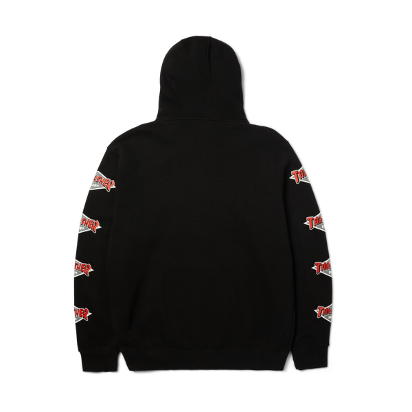 HUF x Thrasher Logo Hoodie