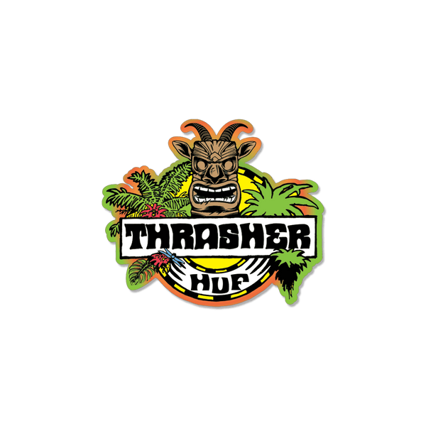 HUF x Thrasher Sticker