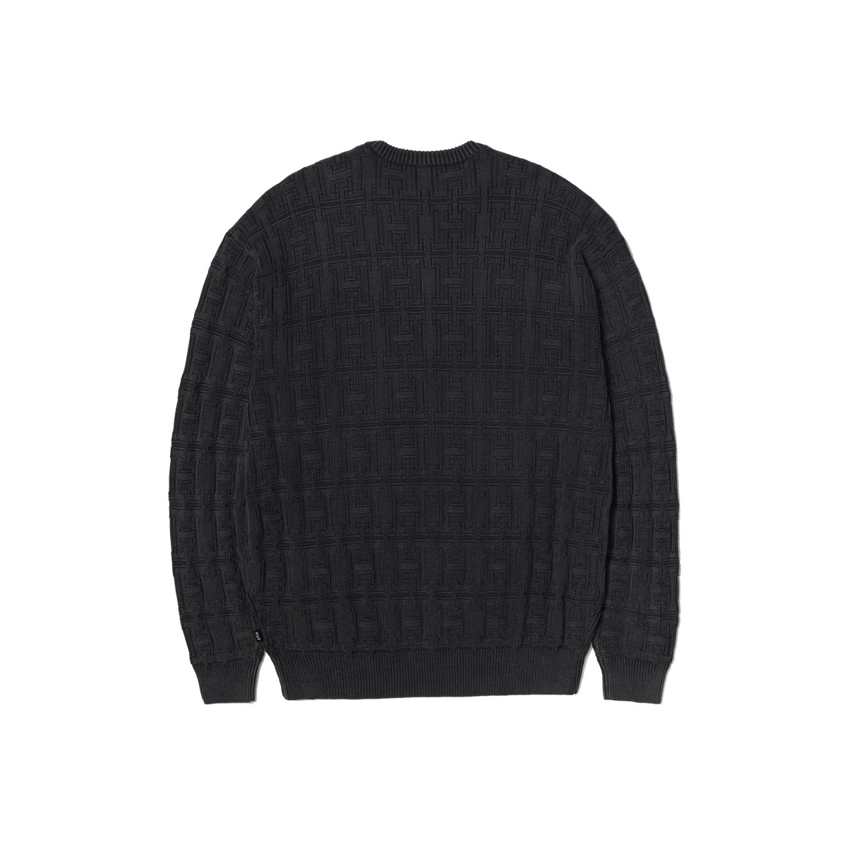 Interlaced Jacquard Overdyed Crew