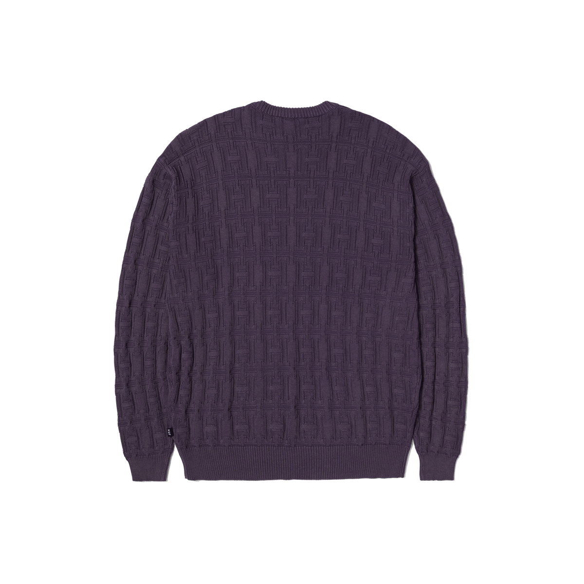 Interlaced Jacquard Overdyed Crew