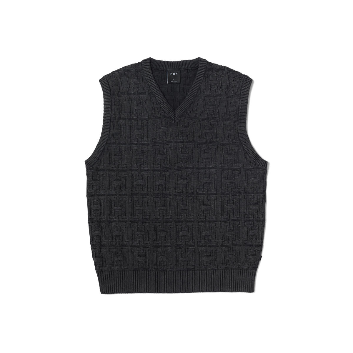 Interlaced Jacquard Overdyed Vest