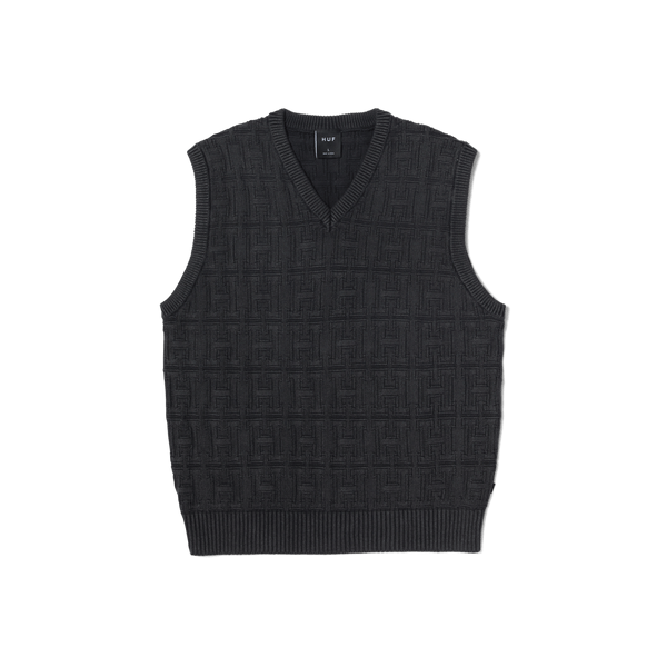 Interlaced Jacquard Overdyed Vest