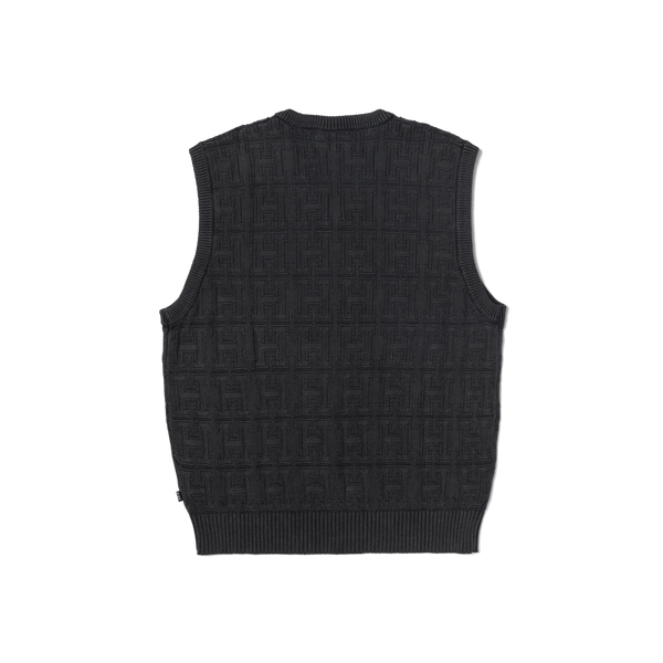 Interlaced Jacquard Overdyed Vest