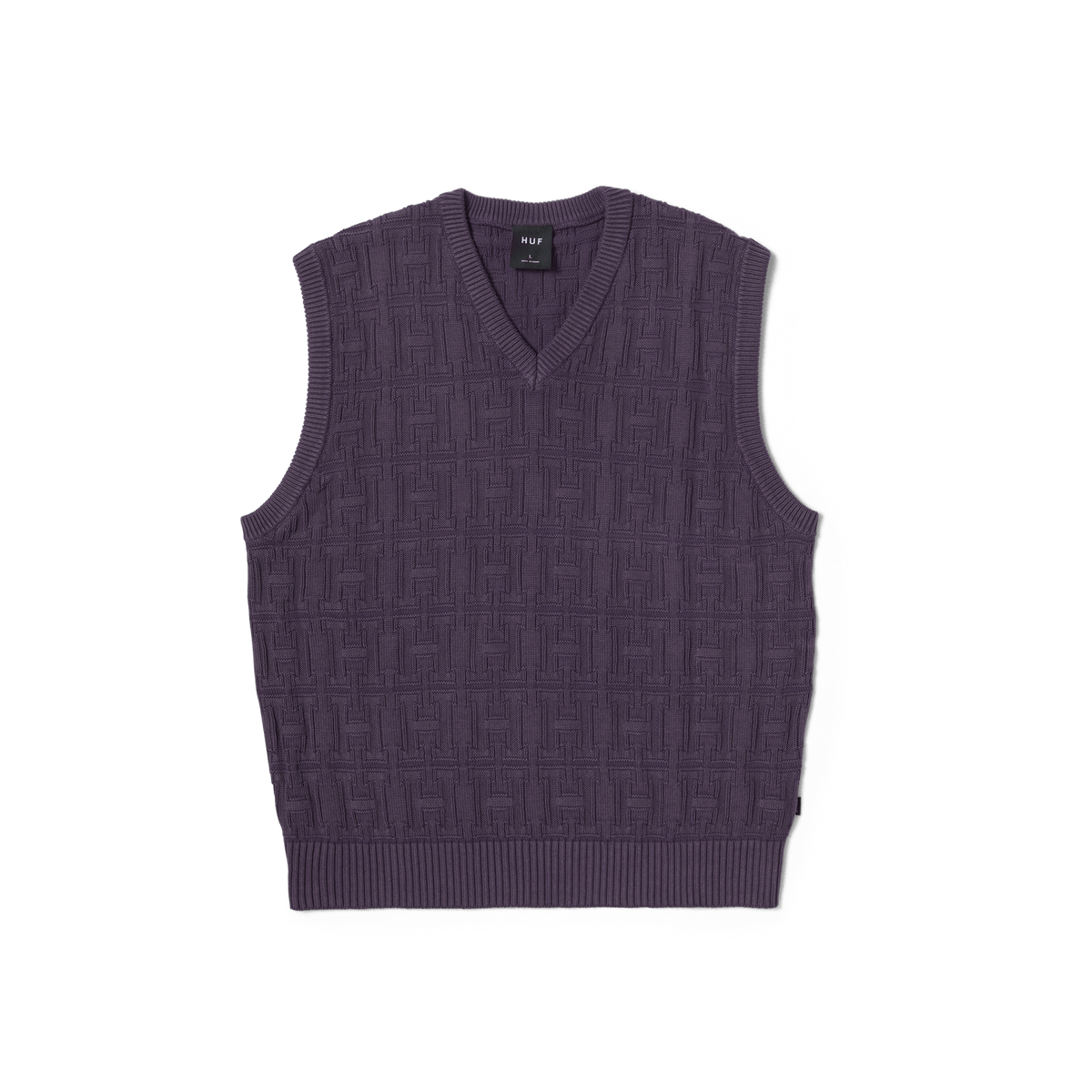 Interlaced Jacquard Overdyed Vest