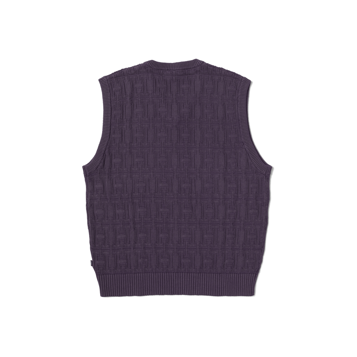 Interlaced Jacquard Overdyed Vest