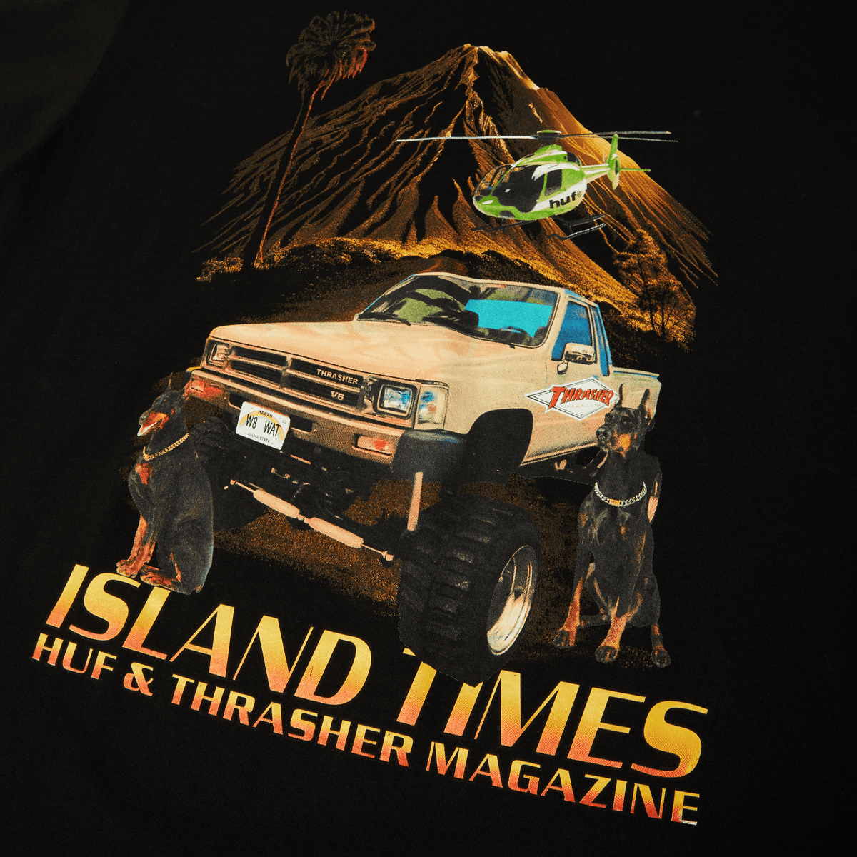 HUF x Thrasher Island Times T-Shirt