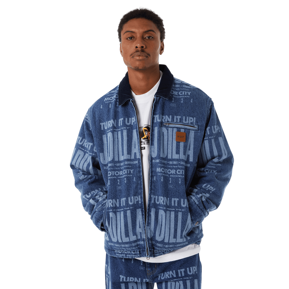 HUF x J Dilla Posted Work Jacket