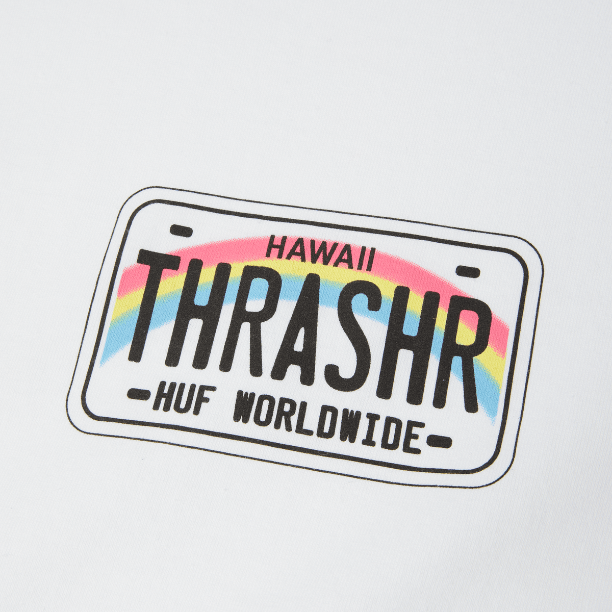 HUF x Thrasher License Plate T-Shirt