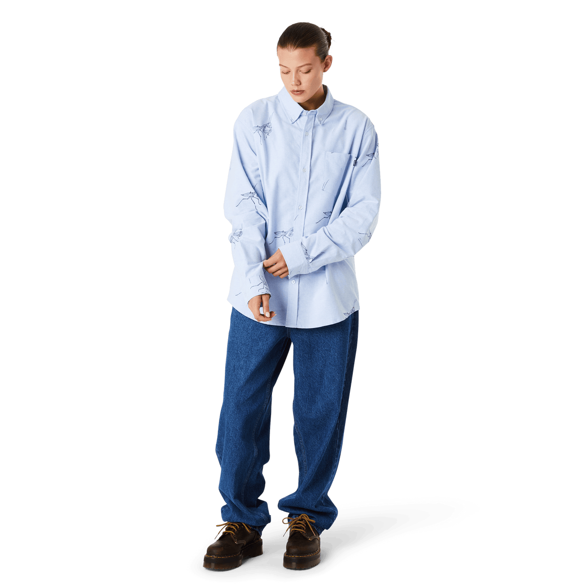 Mantis Long Sleeve T-Shirt Oxford Shirt