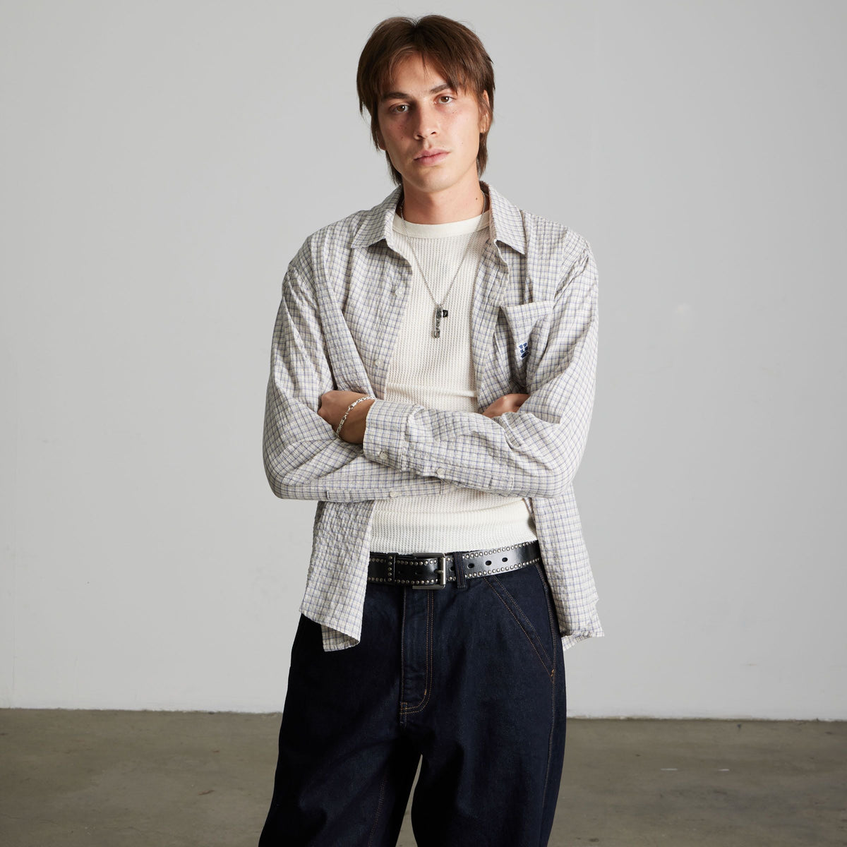 Megablast Long Sleeve Woven Top