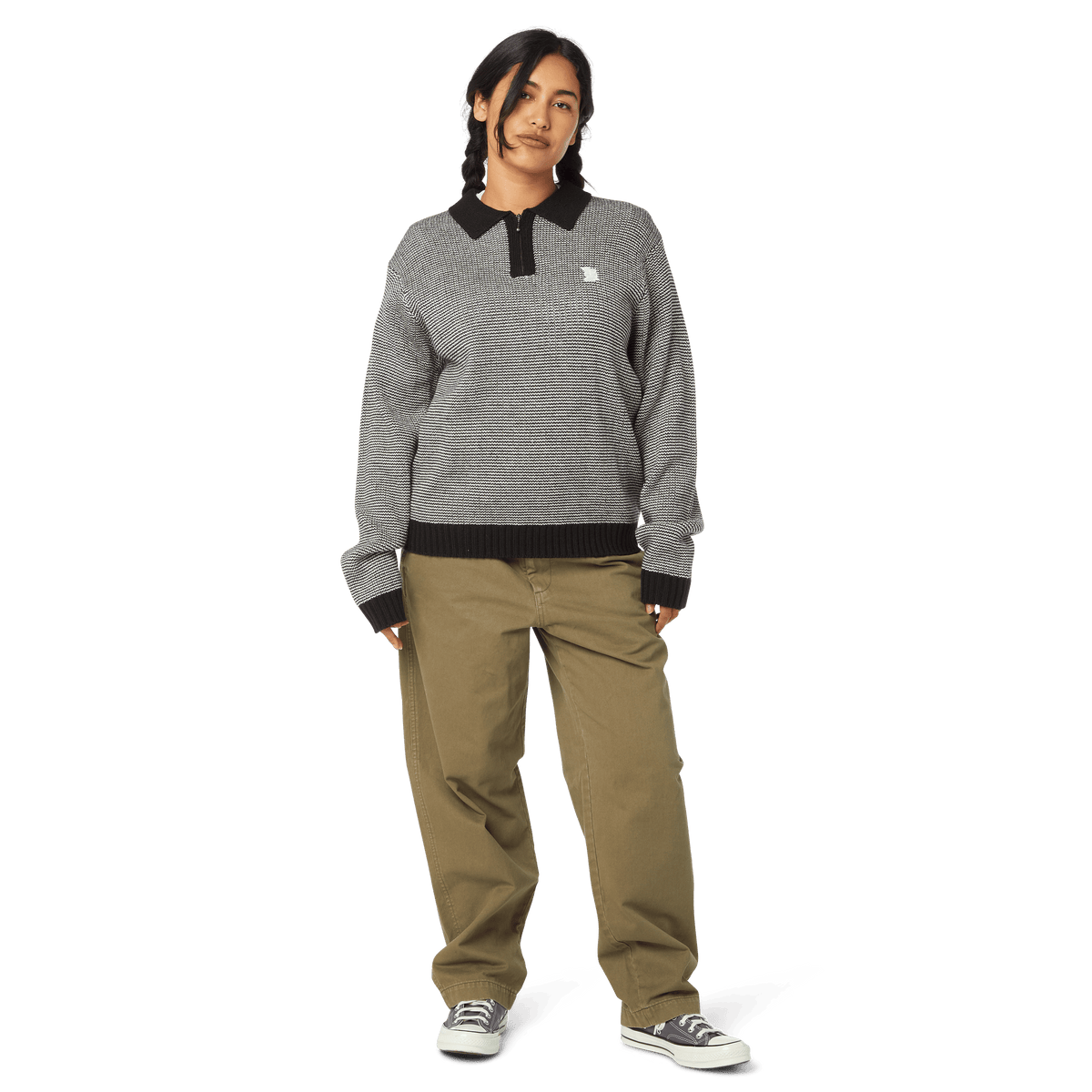 Megablast Two Tone Waffle Sweater