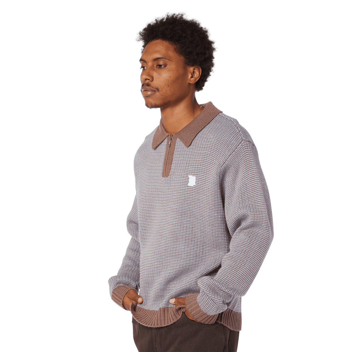 Megablast Two Tone Waffle Sweater