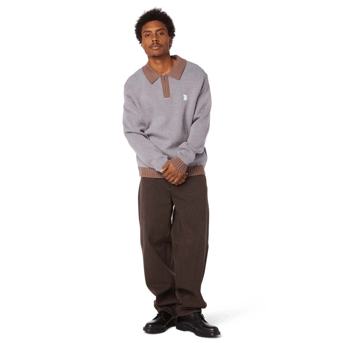 Megablast Two Tone Waffle Sweater