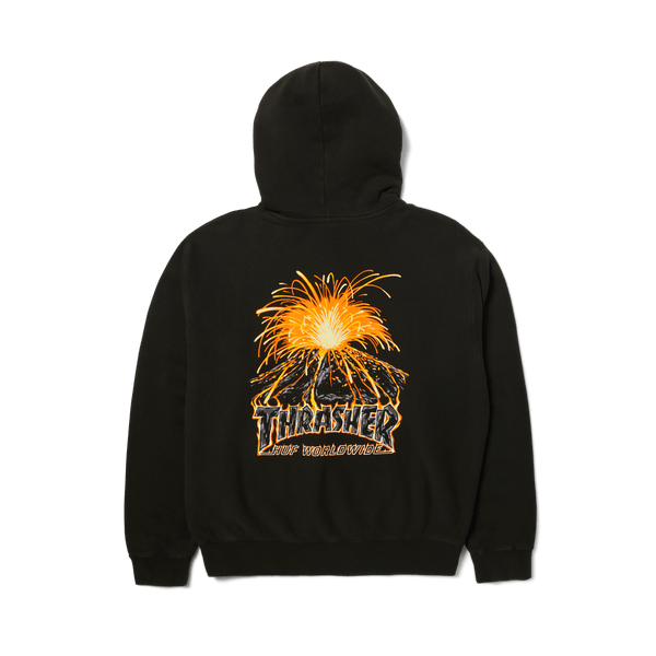 HUF x Thrasher Meltdown Heavyweight Hoodie