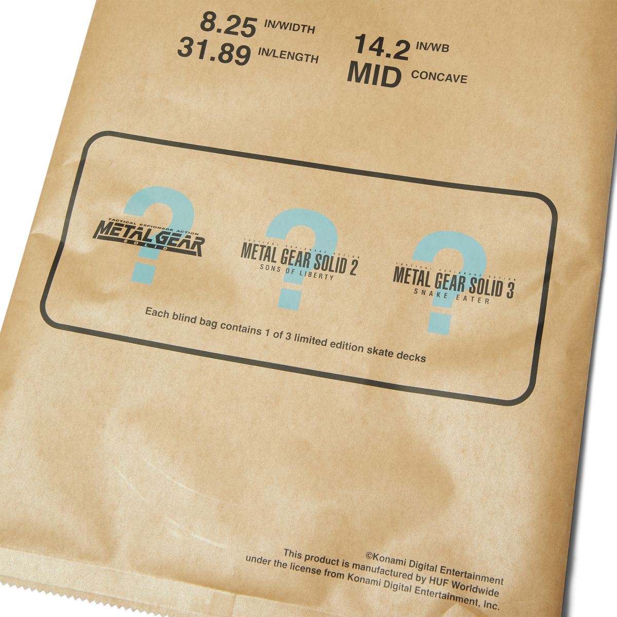 MGS Legacy Blind Bag Skate Deck