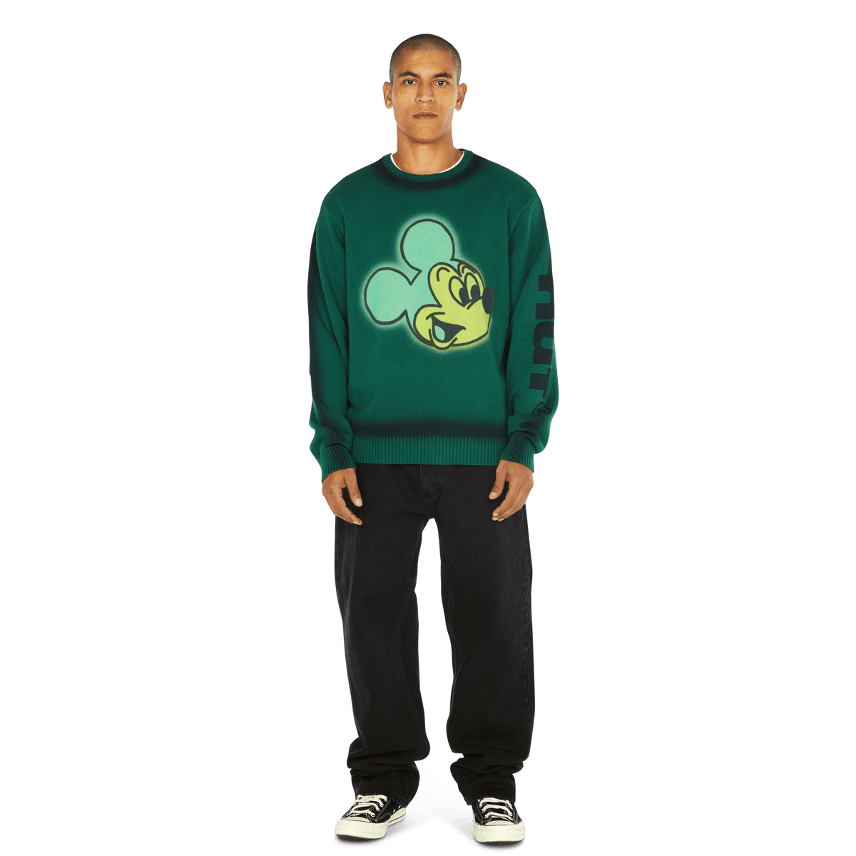 Disney | HUF Mickey Spray Crewneck Sweatshirt