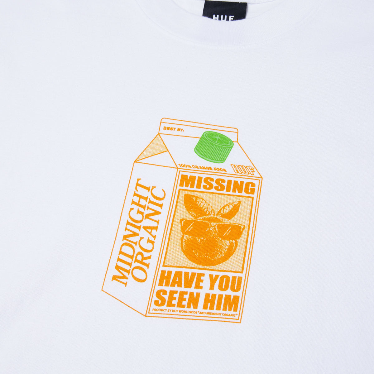 HUF x Midnight Organic Missing T-Shirt