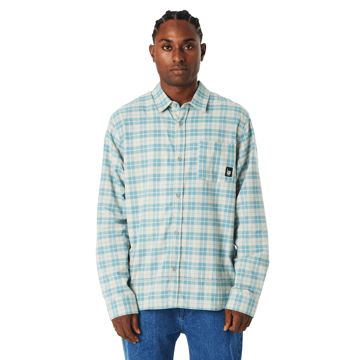 Modal Long Sleeve T-Shirt Plaid Shirt