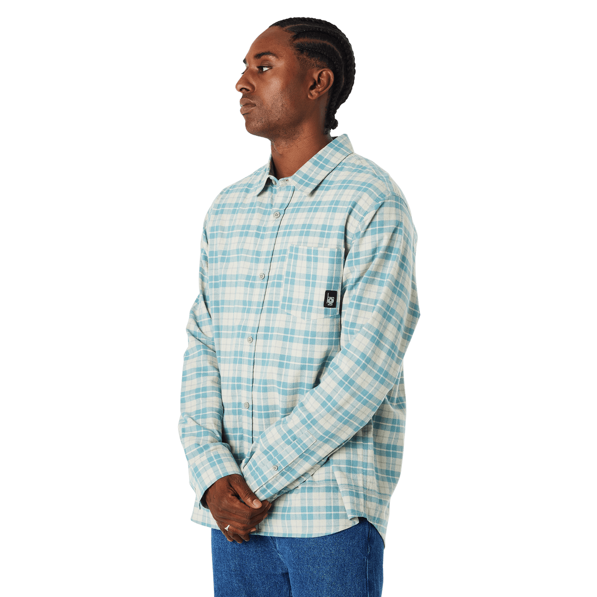 Modal Long Sleeve T-Shirt Plaid Shirt