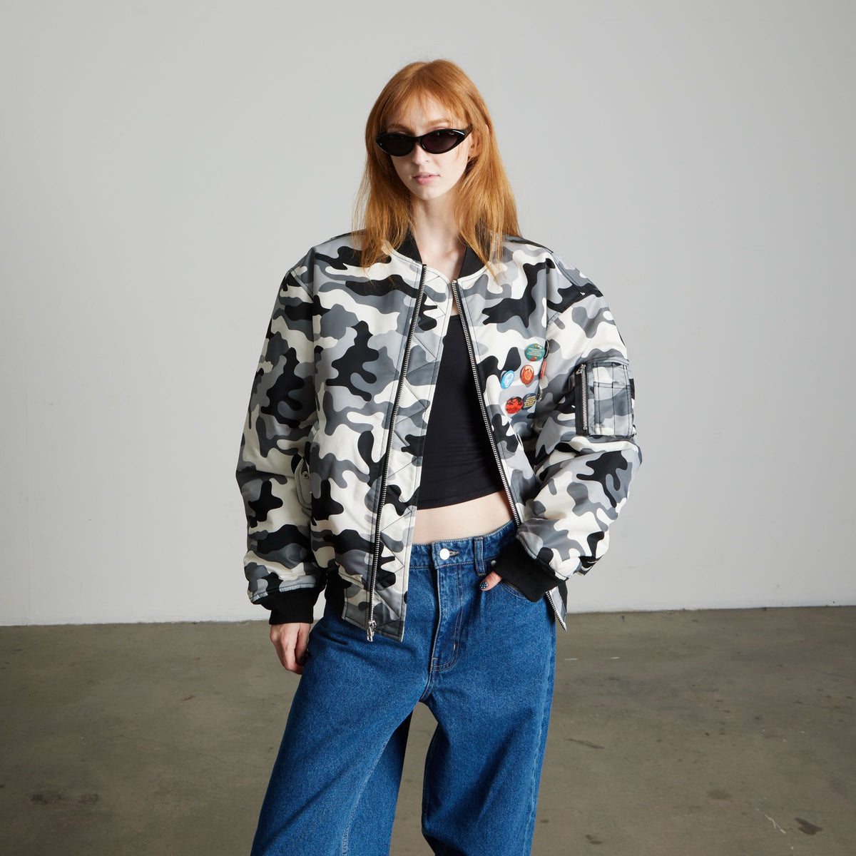 Olympia Camo Flight Jacket