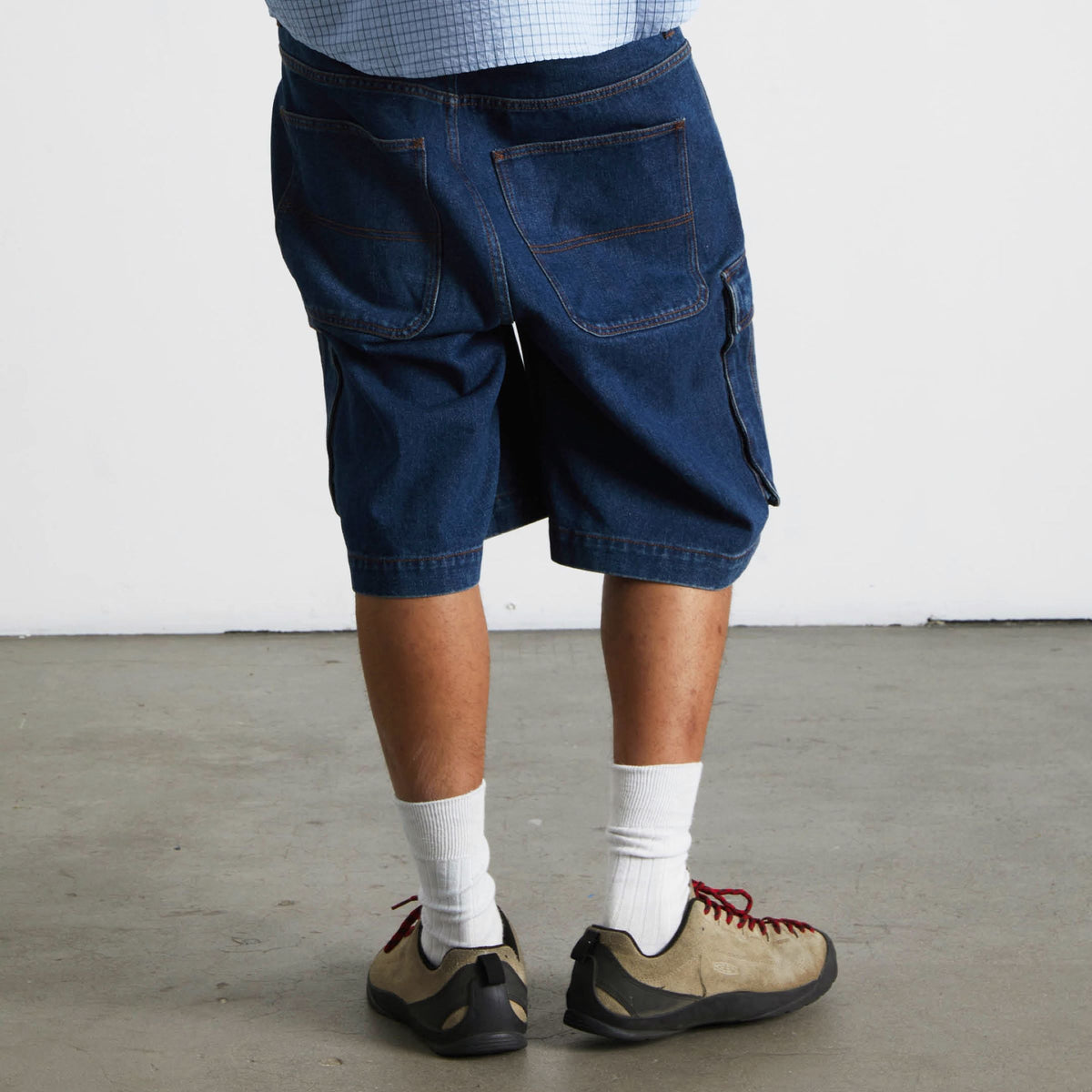 Oval Denim Cargo Short