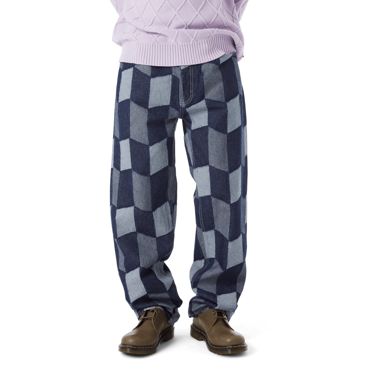 Patchwork Denim Pant