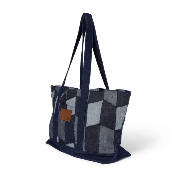 Patchwork Denim Tote