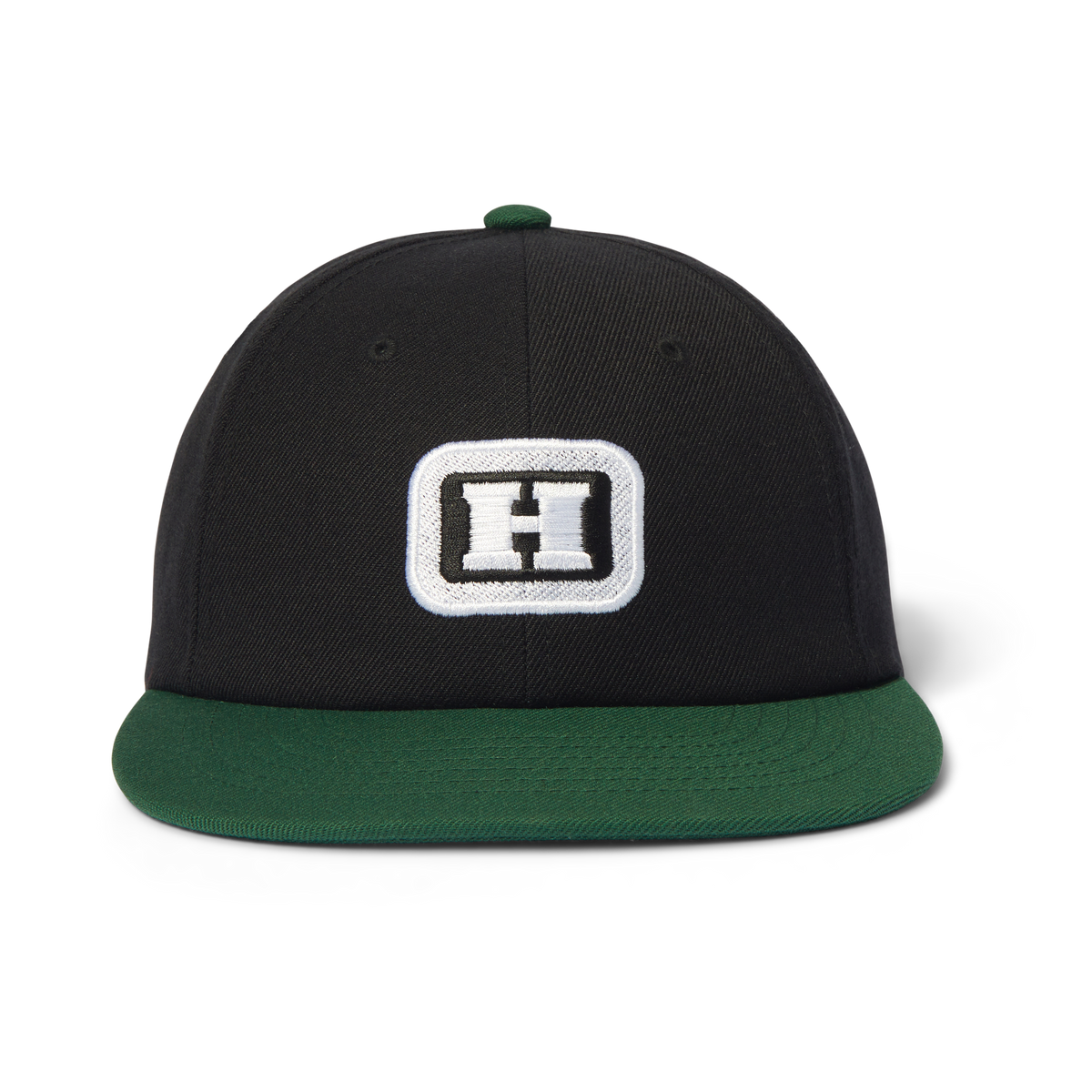 Serif H 6-Panel Snapback Hat