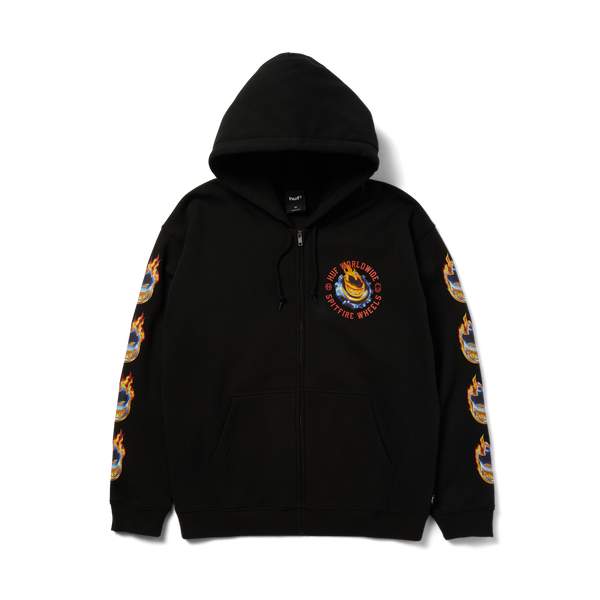 huf x Spitfire Chrome Head Full-Zip Hoodie