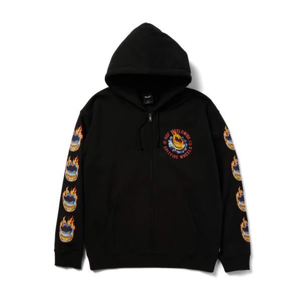 huf x Spitfire Chrome Head Full-Zip Hoodie