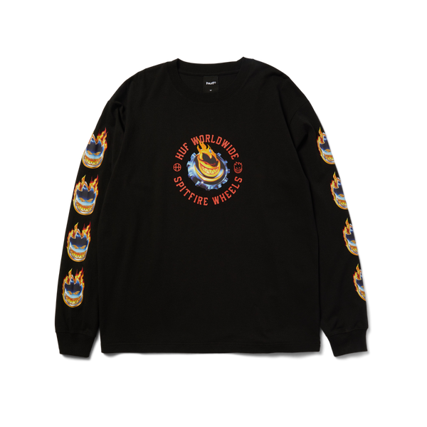 huf x Spitfire Chrome Head Long Sleeve T-Shirt