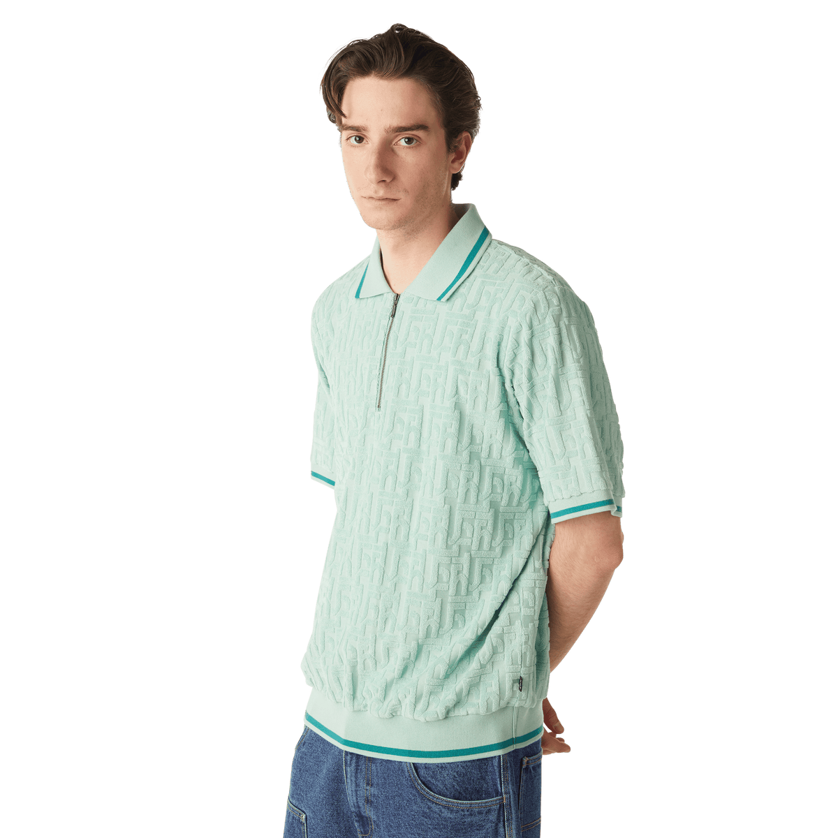 Tether Jacquard Terry Top