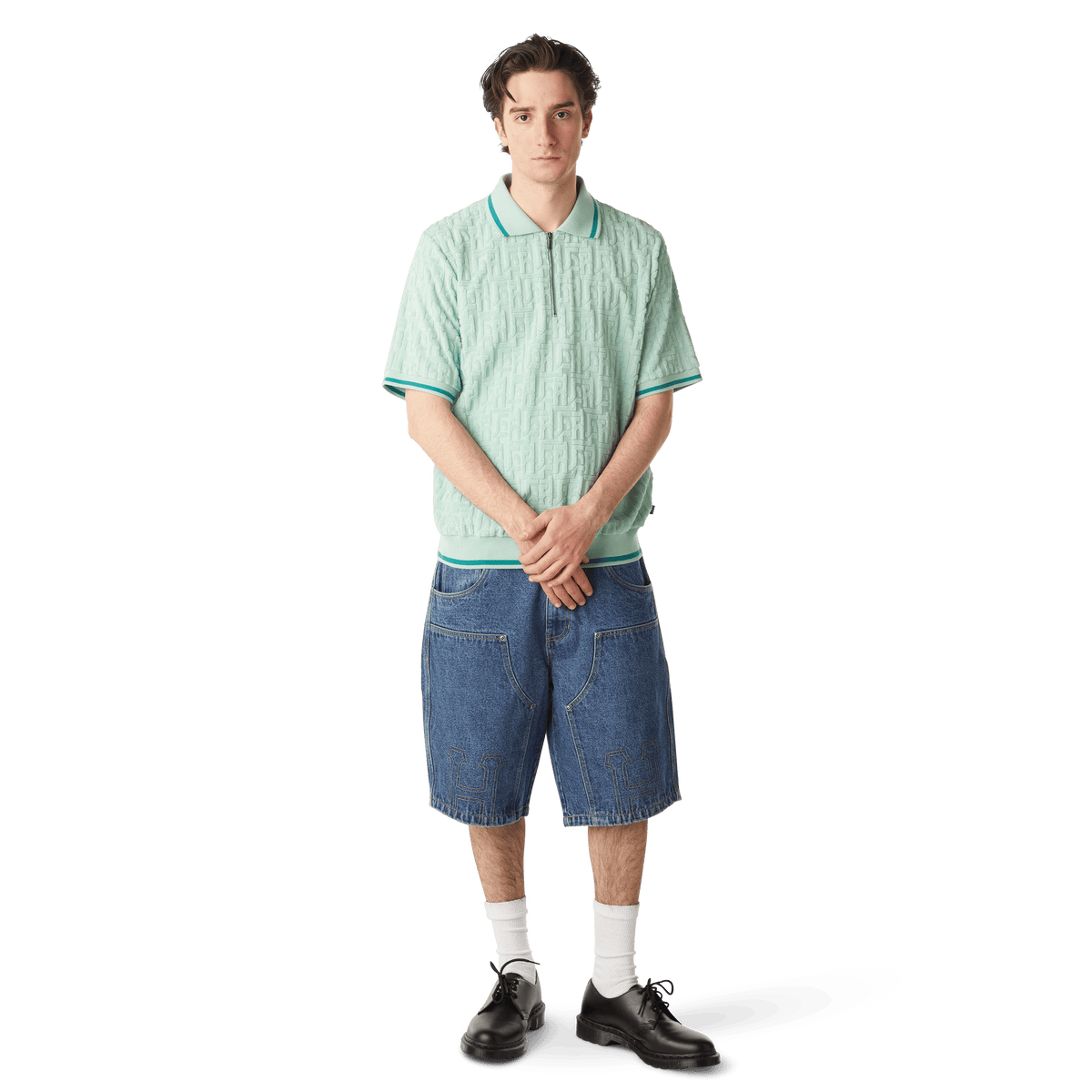 Tether Jacquard Terry Top